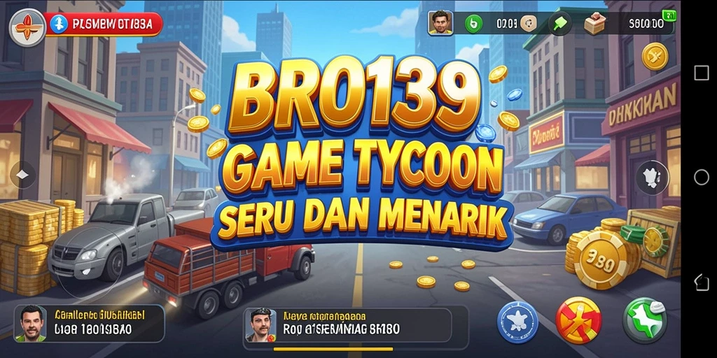 Screenshot menunjukkan gameplay Tycoon yang seru dan interaktif.