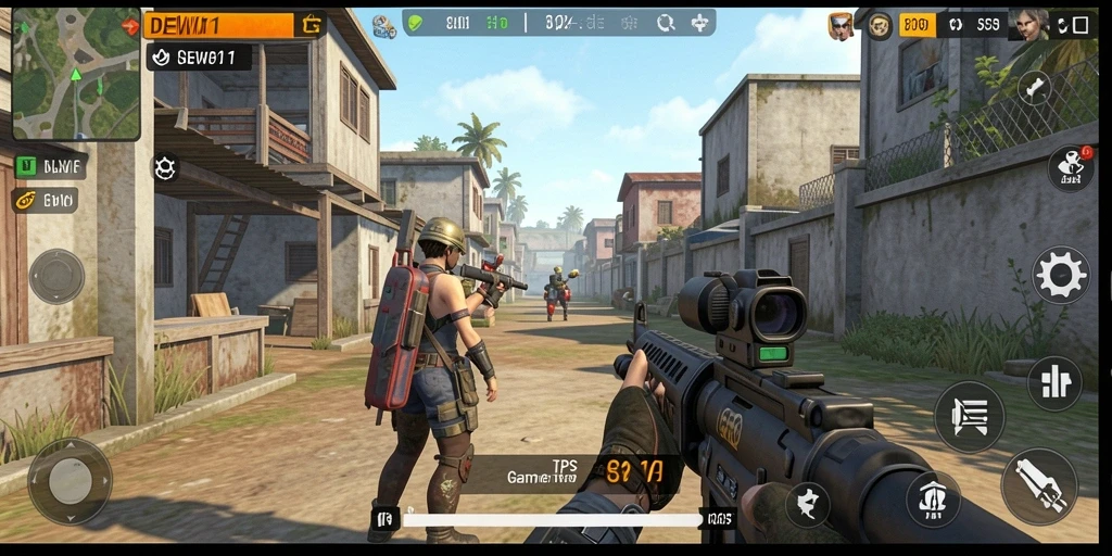 Tampilan gameplay menarik dari DEWI11 yang menunjukkan aksi penuh adrenalin.