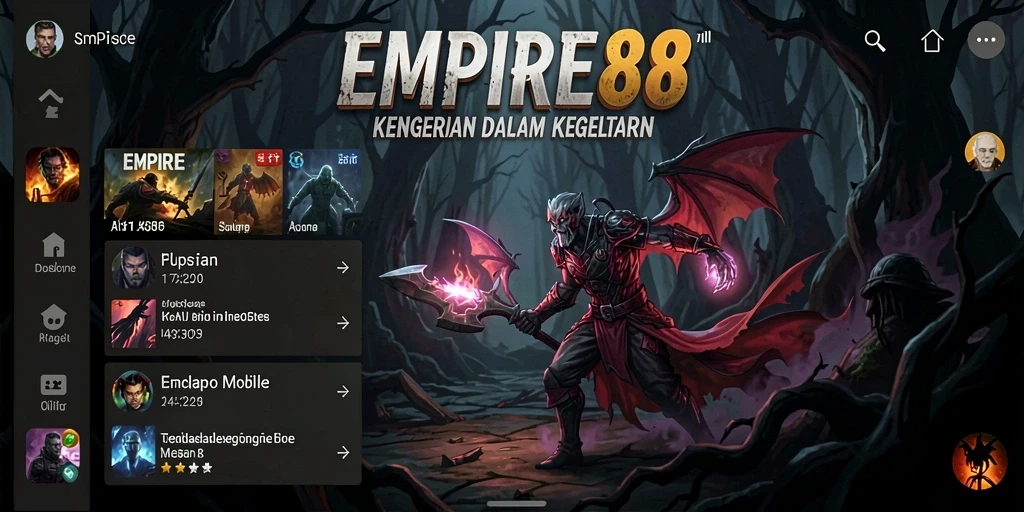Tangkapan layar EMPIRE88 dengan suasana Horror yang mencekam.
