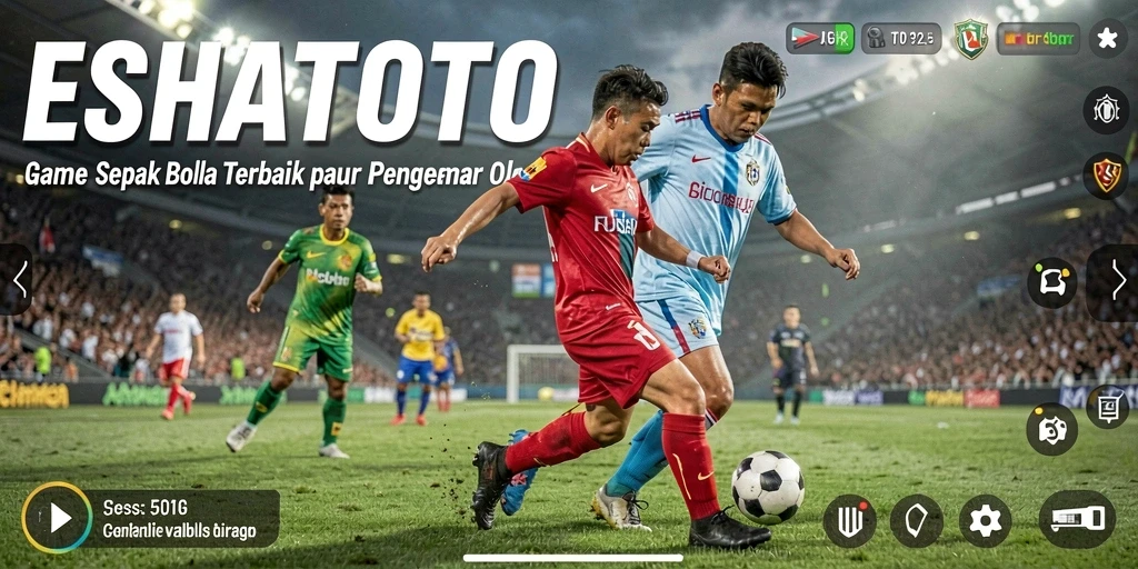 Tampilan gameplay ESHATOTO yang realistis dan mendebarkan.