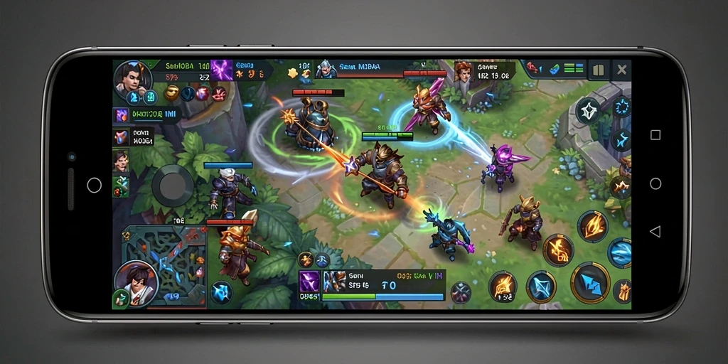 Tampilan gameplay dinamis dalam F08 yang menarik dan menantang.
