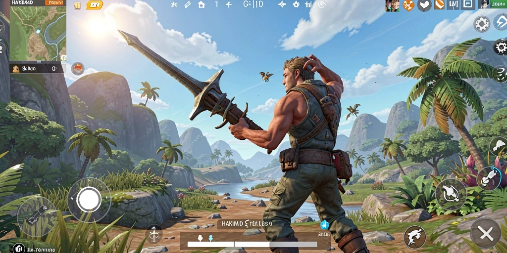 Gameplay HAKIM4D menunjukkan dunia terbuka yang menakjubkan.