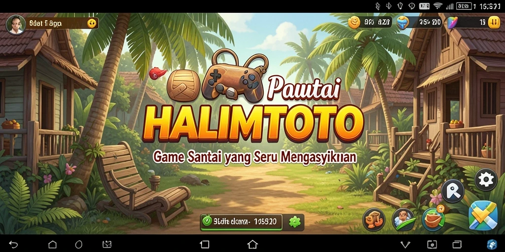 Tampilan gameplay HALIMTOTO yang menawan dan mengasyikkan.