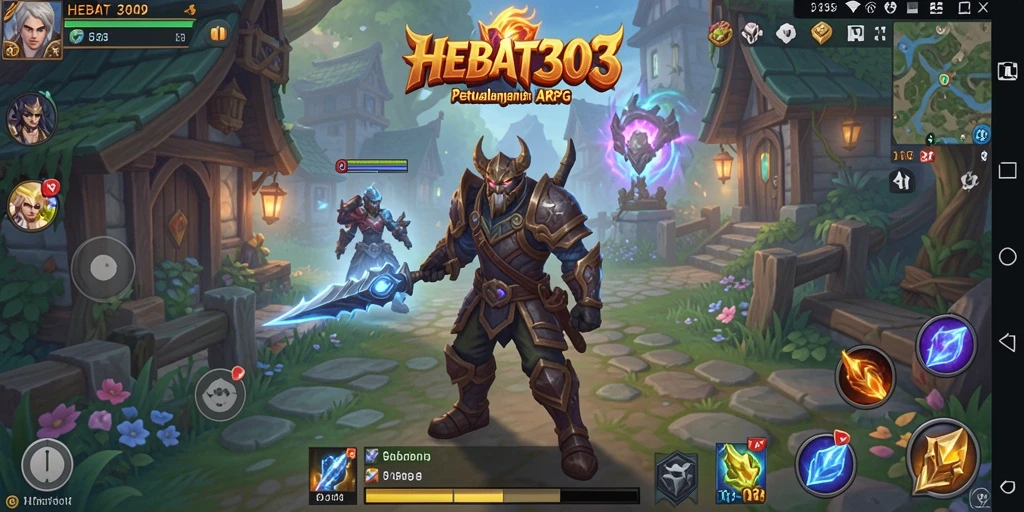 Tampilan gameplay HEBAT303 yang penuh aksi dalam dunia ARPG.