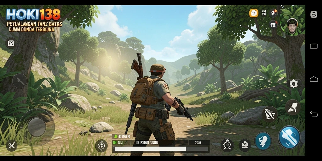 Screenshot HOKI138 menampilkan petualangan seru dalam environment Open World.