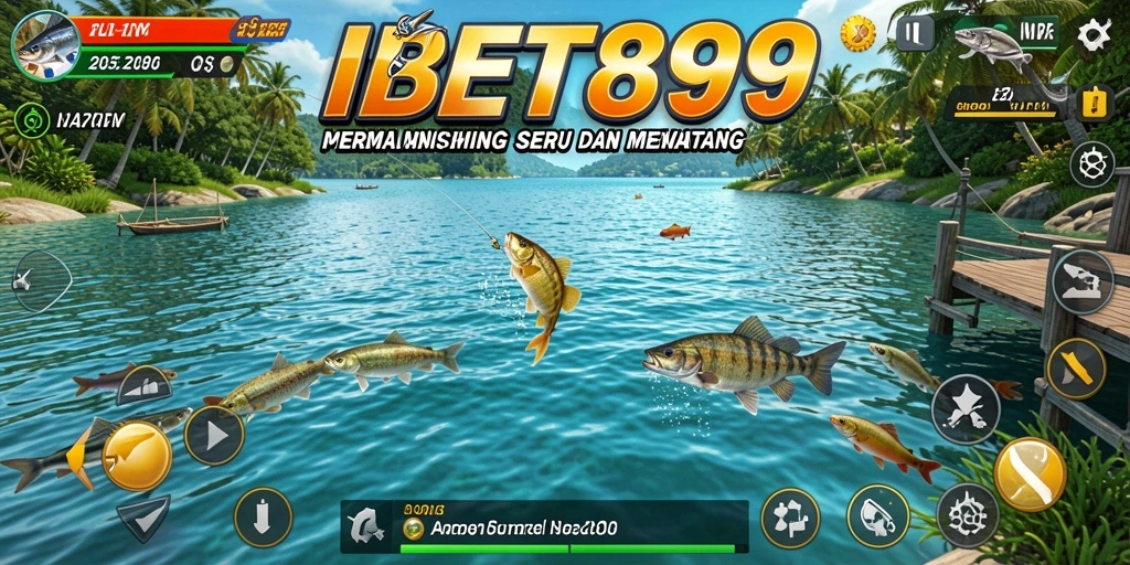 Tangkapan layar utama IBET899 menunjukkan gameplay memancing yang mendebarkan.