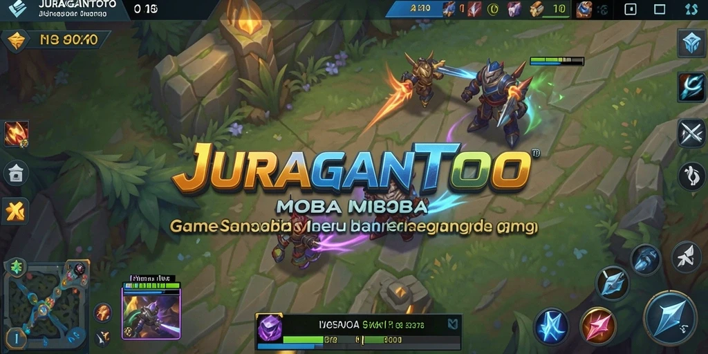 Tampilan gameplay JURAGANTOTO dalam arena pertarungan yang seru.
