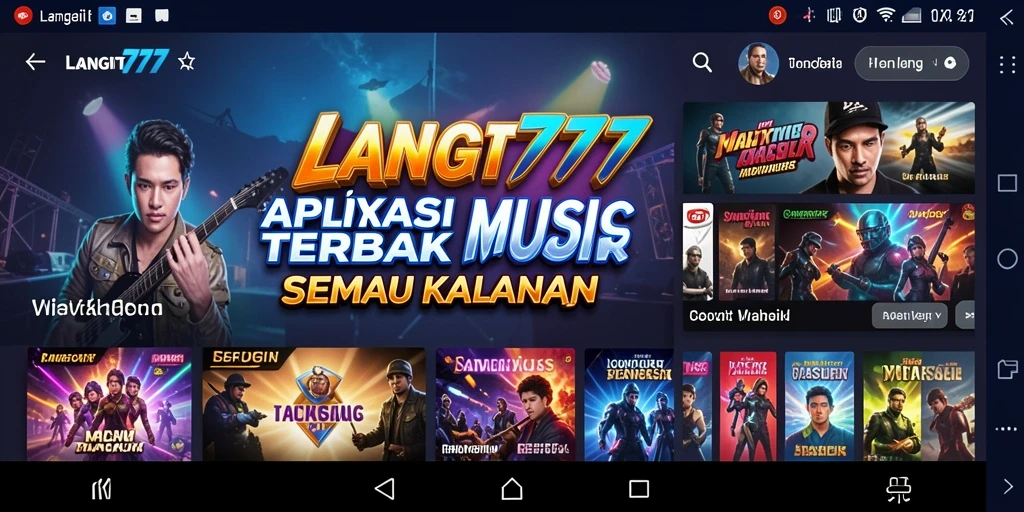 Tampilan gameplay LANGIT777 menampilkan pengalaman musik yang menyenangkan.