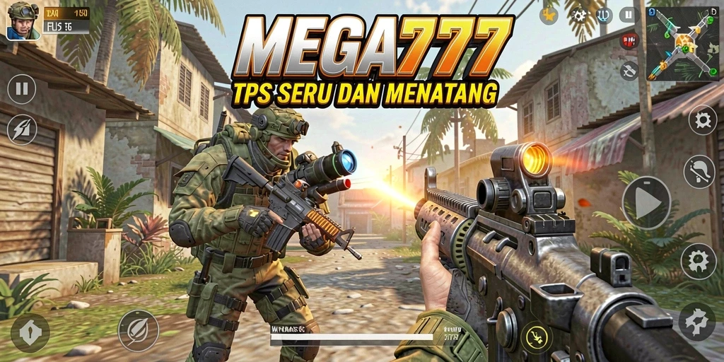 Tampilan gameplay seru dan kompetitif dari MEGA777