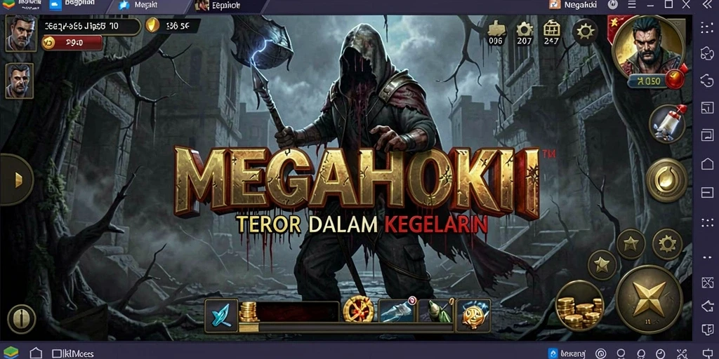 Gameplay menakutkan dan mendebarkan di MEGAHOKI.