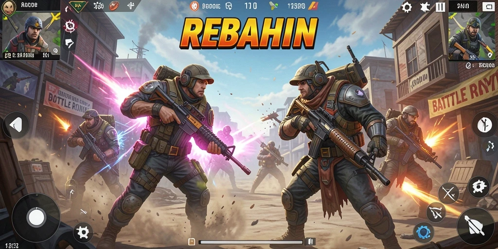 Menampilkan gameplay epik yang mendebarkan di REBAHIN.