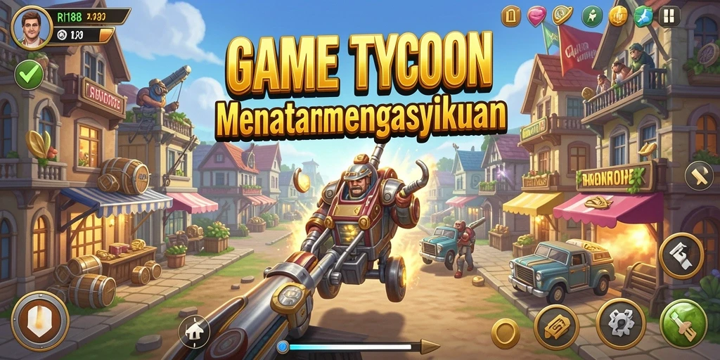 Tampilan menarik dari gameplay Tycoon RI188 yang mengasyikkan.