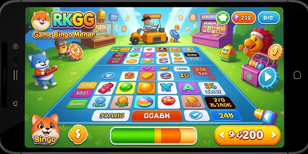 Tampilan gameplay Bingo yang seru dan interaktif.