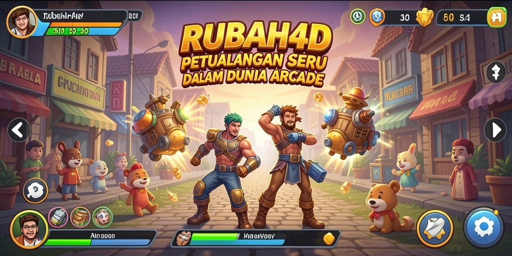 Tangkapan layar RUBAH4D yang menunjukkan gameplay seru dan penuh warna.