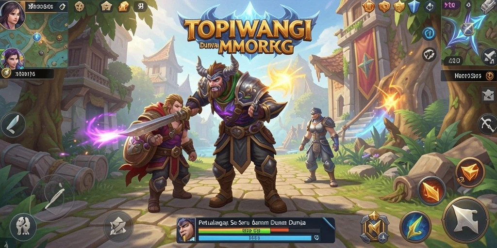 Tampilan gameplay menawan dari TOPIWANGI yang penuh aksi.