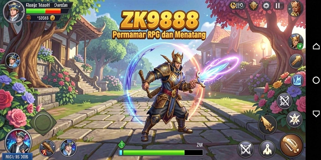 Gameplay seru ZK988 dengan karakter yang beraneka ragam.
